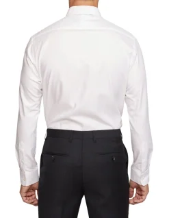 Oxford Islington Dobby Shirt In White -Cambridge Clothing shop 987063400 3 720x928