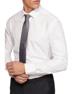 Oxford Islington Dobby Shirt In White -Cambridge Clothing shop 987063400 4 720x928