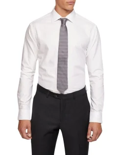 Oxford Islington Dobby Shirt In White -Cambridge Clothing shop 987063400 5 720x928