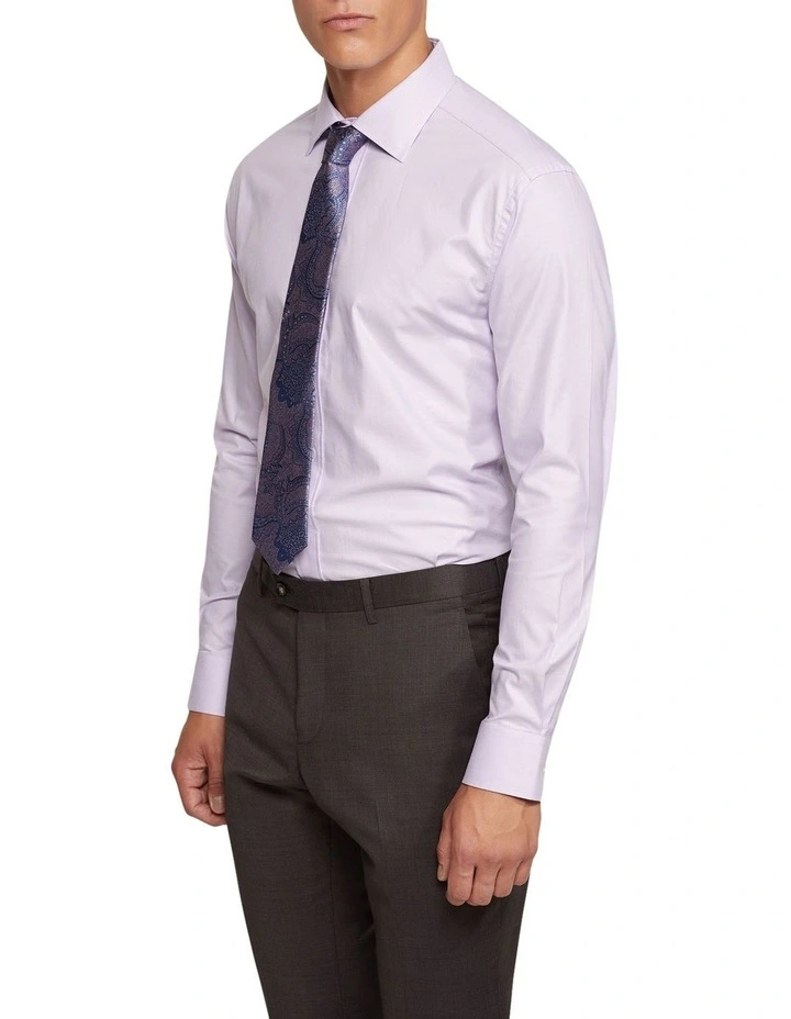 Oxford Islington Regular Fit Shirt In Lilac 4 Oxford Islington Regular Fit Shirt In Lilac - Image 2