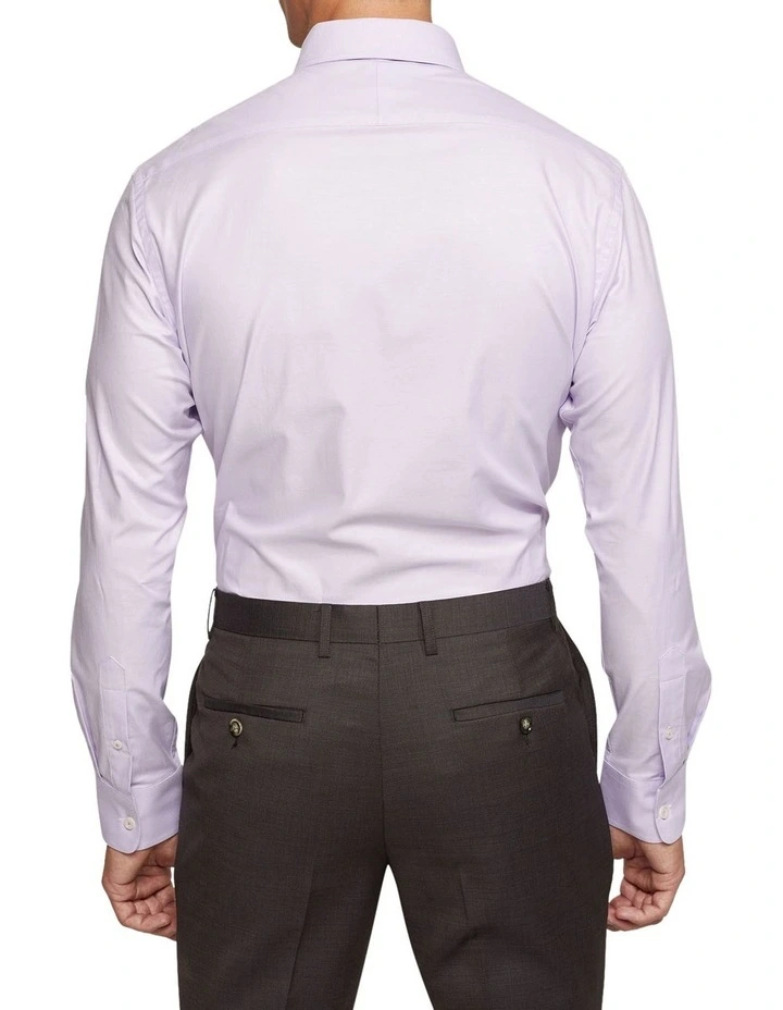 Oxford Islington Regular Fit Shirt In Lilac 5 Oxford Islington Regular Fit Shirt In Lilac - Image 3