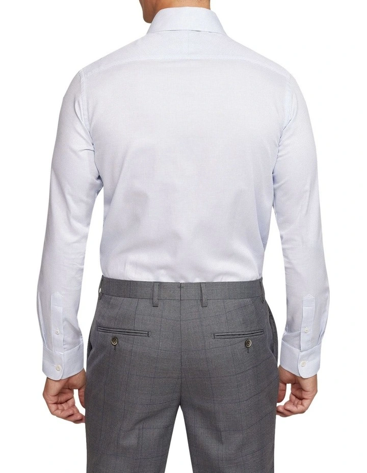 Oxford Trafalgar Dobby Shirt In Sky 5 Oxford Trafalgar Dobby Shirt In Sky - Image 3