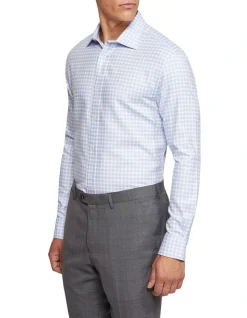 Oxford Islington Regular Fit Dobby Shirt In Sky 9 Oxford Islington Regular Fit Dobby Shirt In Sky -Cambridge Clothing shop 987064210 2 720x928