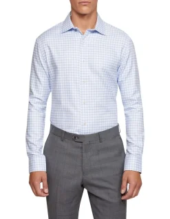 Oxford Islington Regular Fit Dobby Shirt In Sky 12 Oxford Islington Regular Fit Dobby Shirt In Sky -Cambridge Clothing shop 987064210 5 720x928