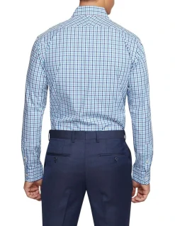 Oxford Beckton Check Shirt In Blue 10 Oxford Beckton Check Shirt In Blue -Cambridge Clothing shop 987065020 3 720x928