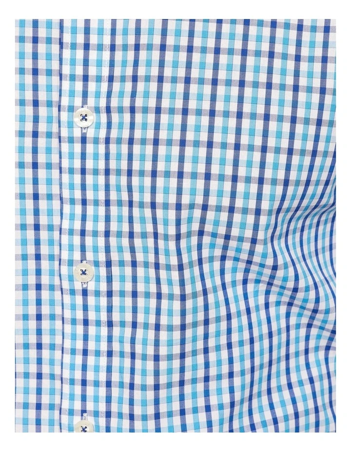 Oxford Beckton Check Shirt In Blue 8 Oxford Beckton Check Shirt In Blue - Image 6