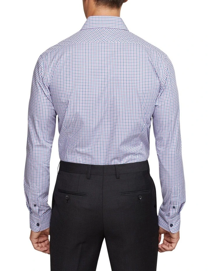 Oxford Beckton Mini Check Shirt In Purple 5 Oxford Beckton Mini Check Shirt In Purple - Image 3