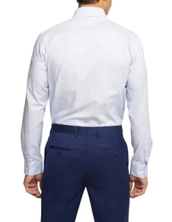 Oxford Beckton Check Shirt In Sky -Cambridge Clothing shop 987065290 3 720x928