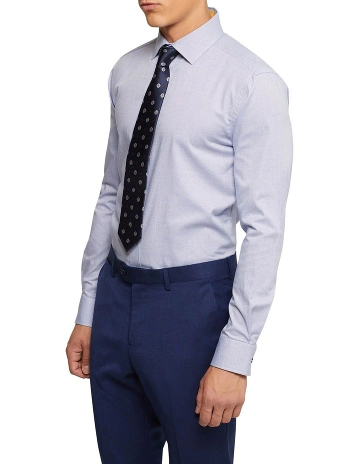 Oxford Beckton Dobby Shirt In Navy 4 Oxford Beckton Dobby Shirt In Navy - Image 2