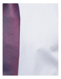 Oxford Beckton Stripe Shirt In Sky -Cambridge Clothing shop 987065560 6 720x928