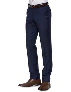 Gibson Rebellion Slim Fit Navy Wool Trouser F3614 -Cambridge Clothing shop 129061000 129062800 3 720x928