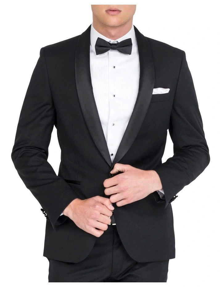 Ferrari Formalwear Tailored Tuxedo Regular Jacket Black 3 Ferrari Formalwear Tailored Tuxedo Regular Jacket Black