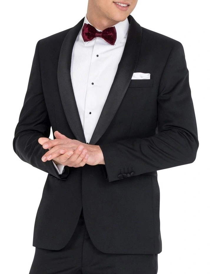 Ferrari Formalwear Tailored Tuxedo Regular Jacket Black 5 Ferrari Formalwear Tailored Tuxedo Regular Jacket Black - Image 3