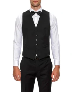 Gibson Slim Fit Black Mighty Vest F34087