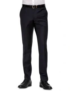 Gibson Slim Fit Navy Caper Trouser FKC020