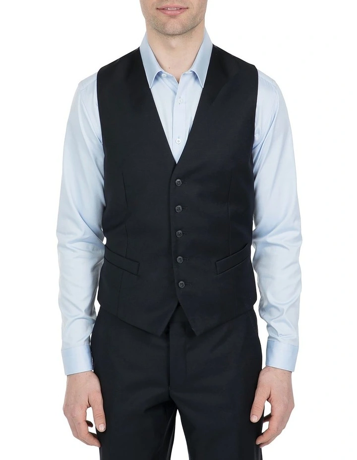 Gibson Slim Fit Mighty Dark Navy Wool Vest FKC020 3 Gibson Slim Fit Mighty Dark Navy Wool Vest FKC020