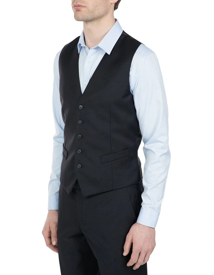 Gibson Slim Fit Mighty Dark Navy Wool Vest FKC020 5 Gibson Slim Fit Mighty Dark Navy Wool Vest FKC020 - Image 3