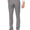 Gibson Slim Fit Grey Caper Trouser FGE645 -Cambridge Clothing shop 531958060 1 720x928