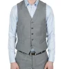 Gibson Slim Fit Grey Mighty Vest FGE645 1 Gibson Slim Fit Grey Mighty Vest FGE645 -Cambridge Clothing shop 533359810 1 720x928
