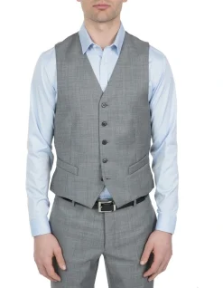 Gibson Slim Fit Grey Mighty Vest FGE645