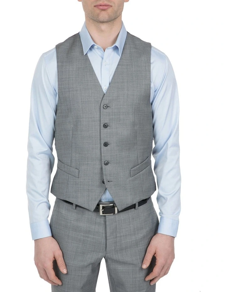 Gibson Slim Fit Grey Mighty Vest FGE645 3 Gibson Slim Fit Grey Mighty Vest FGE645