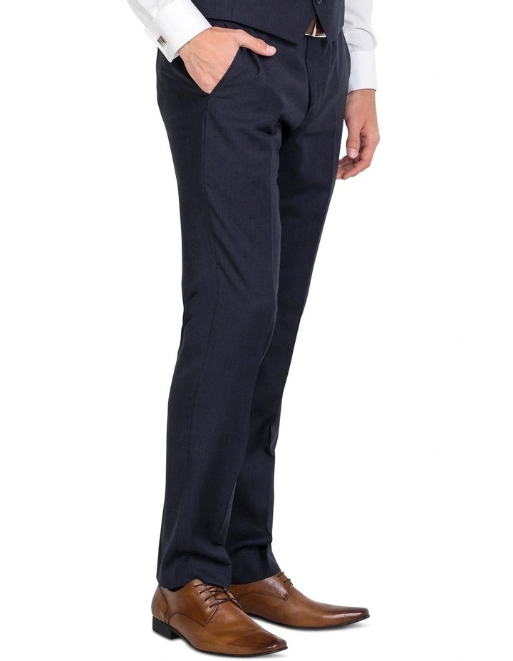 Ferrari Formalwear Pure Wool Navy Trouser 5 Ferrari Formalwear Pure Wool Navy Trouser - Image 3