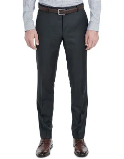 Gibson Slim Fit Charcoal Caper Trouser Grey