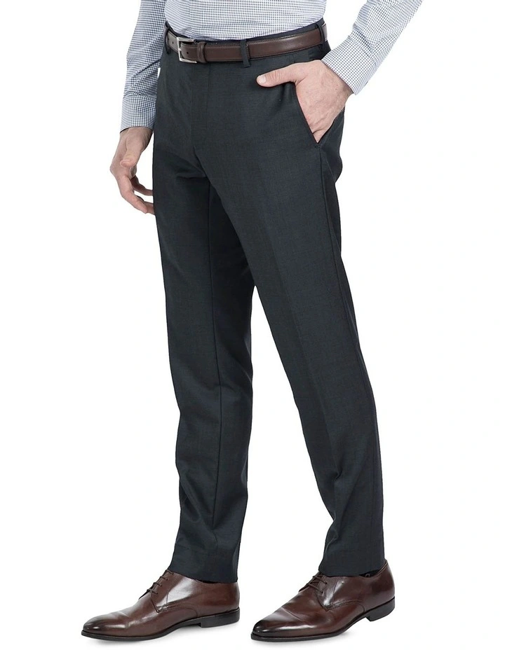 Gibson Slim Fit Charcoal Caper Trouser Grey 4 Gibson Slim Fit Charcoal Caper Trouser Grey - Image 2