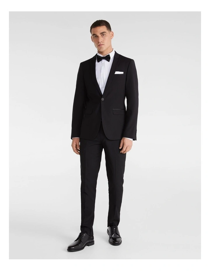 Yd. Aston Slim Fit Suit Jacket In Black 7 Yd. Aston Slim Fit Suit Jacket In Black - Image 5