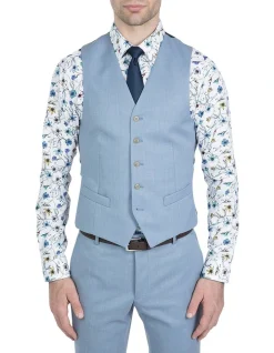 Gibson Slim Fit Light Blue Mighty Vest