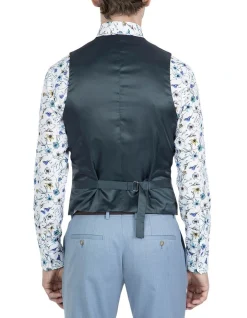 Gibson Slim Fit Light Blue Mighty Vest -Cambridge Clothing shop 728071750 3 720x928