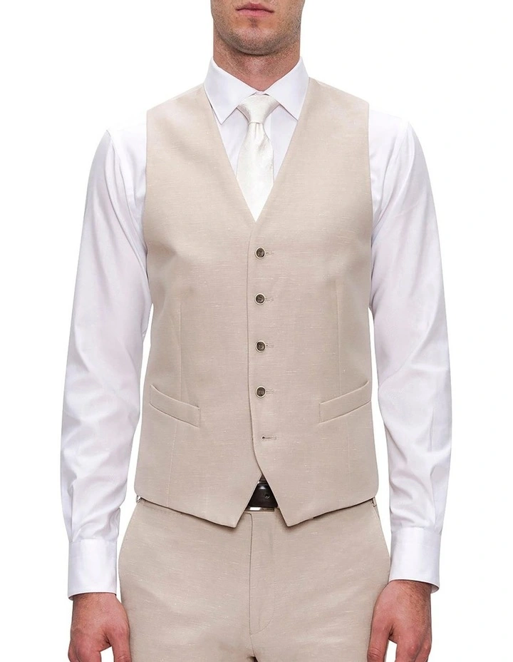 Gibson Slim Fit Sand Mighty Vest FJD800 3 Gibson Slim Fit Sand Mighty Vest FJD800