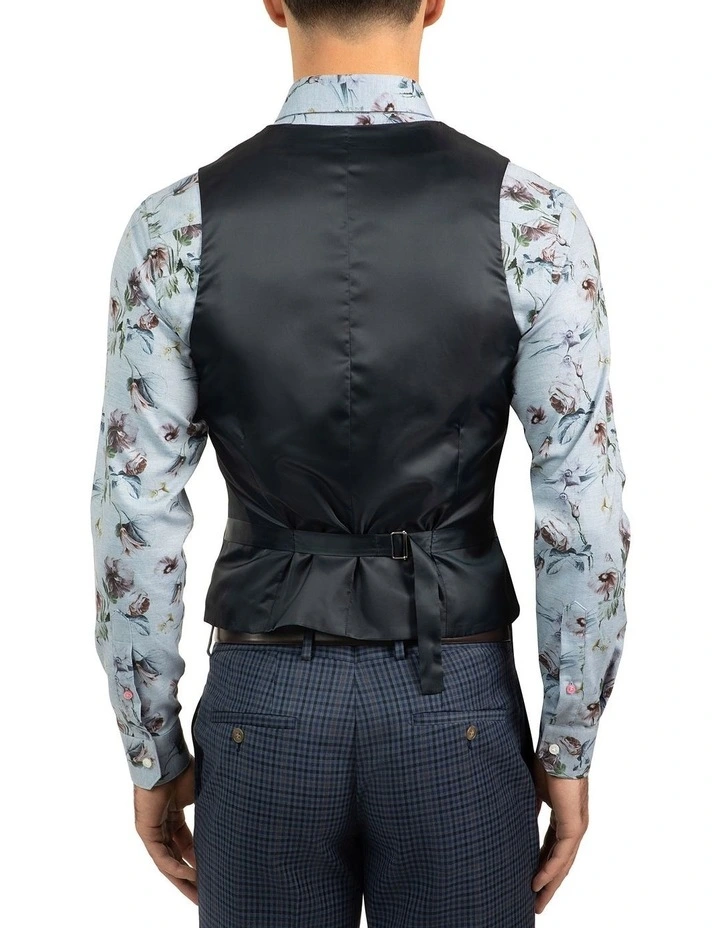 Gibson Blue Slim Fit Mighty Vest FGJ607 5 Gibson Blue Slim Fit Mighty Vest FGJ607 - Image 3