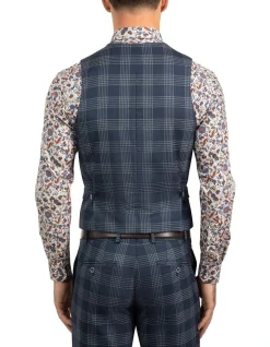 Gibson Dark Blue Slim Fit Boom Vest FGJ609 -Cambridge Clothing shop 760756240 3 720x928