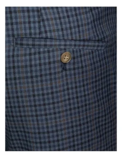 Gibson Blue Slim Fit Caper Trousers FGJ607 9 Gibson Blue Slim Fit Caper Trousers FGJ607 -Cambridge Clothing shop 760774600 4 720x928