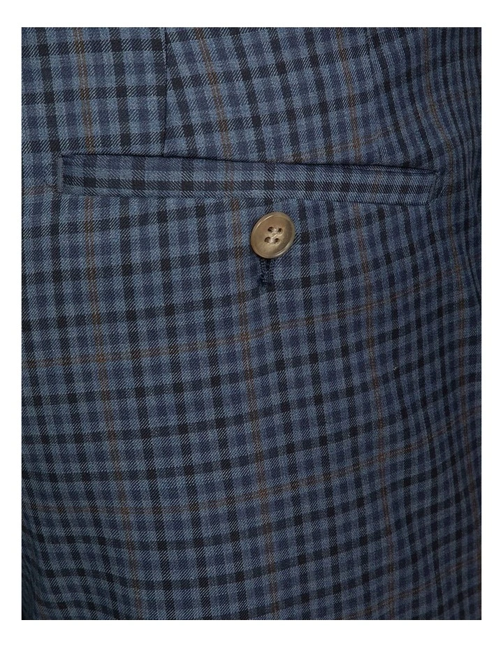 Gibson Blue Slim Fit Caper Trousers FGJ607 6 Gibson Blue Slim Fit Caper Trousers FGJ607 - Image 4