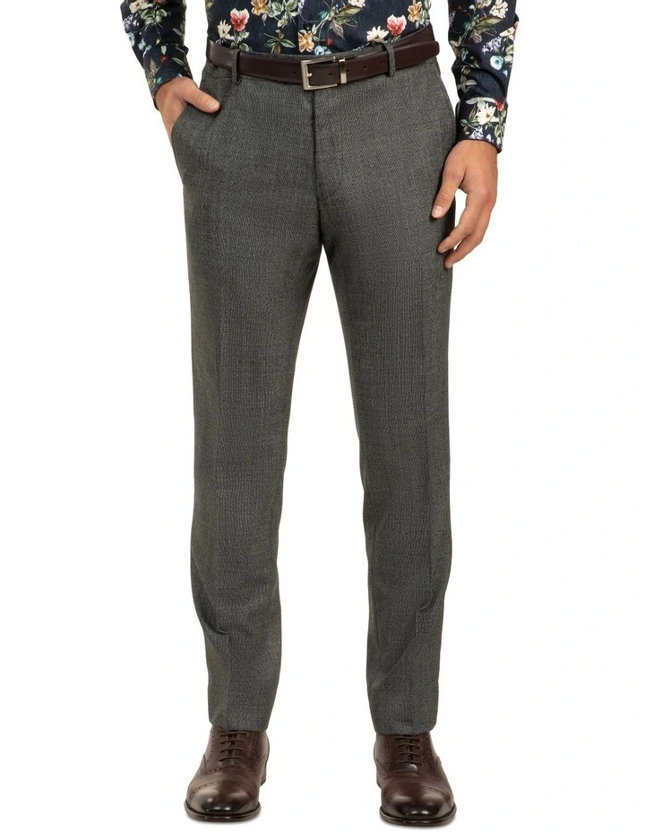 Gibson Dark Grey Slim Fit Caper Trouser FGJ611 3 Gibson Dark Grey Slim Fit Caper Trouser FGJ611