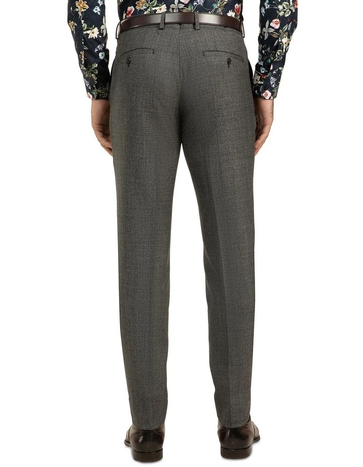 Gibson Dark Grey Slim Fit Caper Trouser FGJ611 5 Gibson Dark Grey Slim Fit Caper Trouser FGJ611 - Image 3