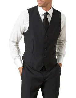 MJ Bale Saunders Black Waistcoat