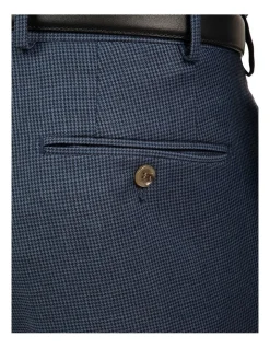 Cambridge Modern Fit Interceptor Blue Houndstooth Suit Trouser FCJ336 -Cambridge Clothing shop 767237050 767231650 4 720x928