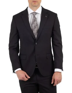 Cambridge Modern Fit Charcoal Morse Suit Jacket FMG102