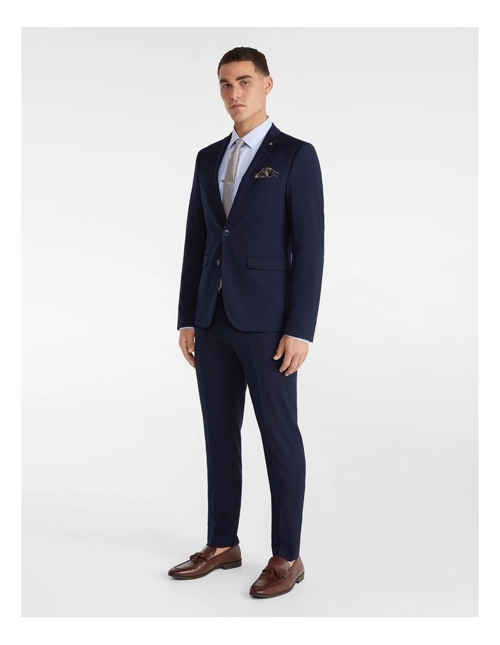 Yd. Marina Stretch Skinny Suit Jacket In Ink Blue 6 Yd. Marina Stretch Skinny Suit Jacket In Ink Blue - Image 4