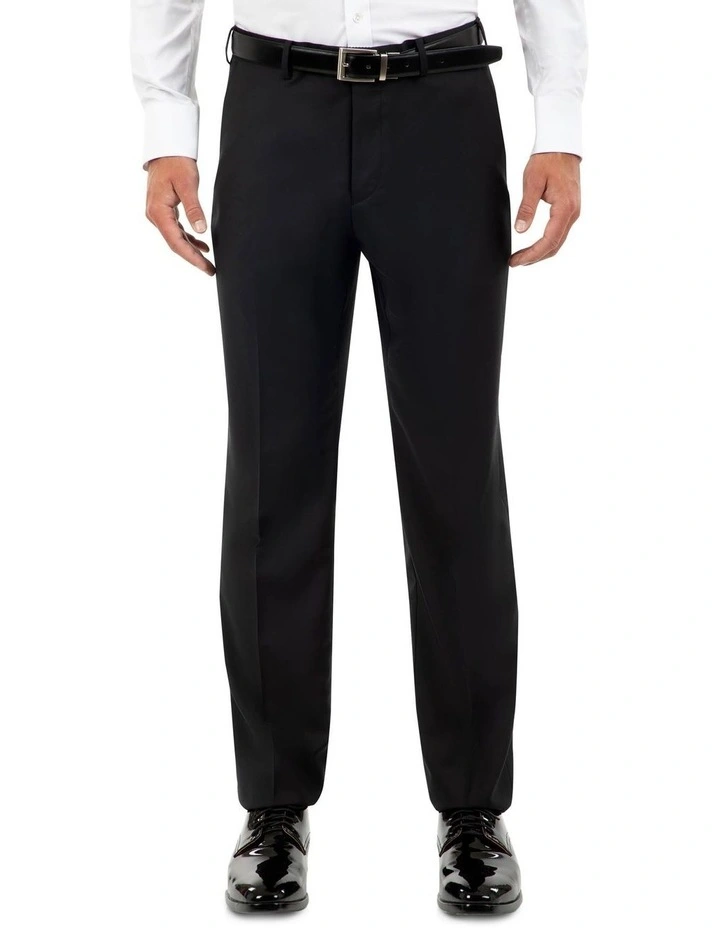 Dom Bagnato Tailored Fit Fabio Black Wool Trouser FCK410 3 Dom Bagnato Tailored Fit Fabio Black Wool Trouser FCK410