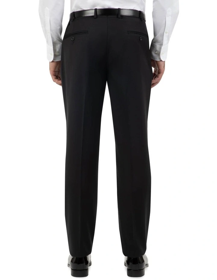 Dom Bagnato Tailored Fit Fabio Black Wool Trouser FCK410 5 Dom Bagnato Tailored Fit Fabio Black Wool Trouser FCK410 - Image 3