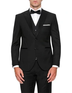 Cambridge Modern Fit Atlas Black Peak Lapel Dinner Jacket FYF001