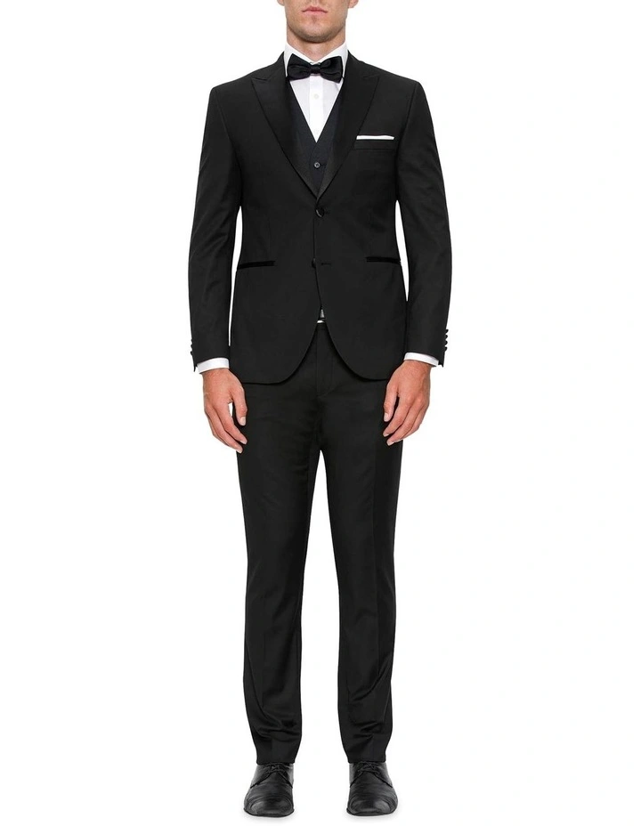 Cambridge Modern Fit Atlas Black Peak Lapel Dinner Jacket FYF001 4 Cambridge Modern Fit Atlas Black Peak Lapel Dinner Jacket FYF001 - Image 2