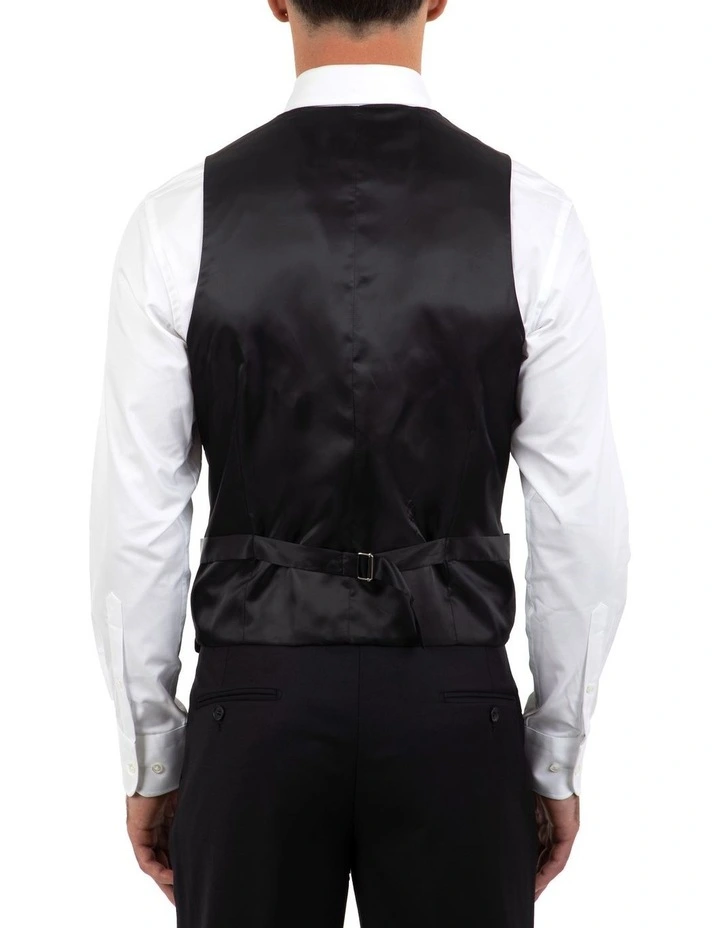 Cambridge Modern Fit Taurus Black Suit Vest FYF001 5 Cambridge Modern Fit Taurus Black Suit Vest FYF001 - Image 3