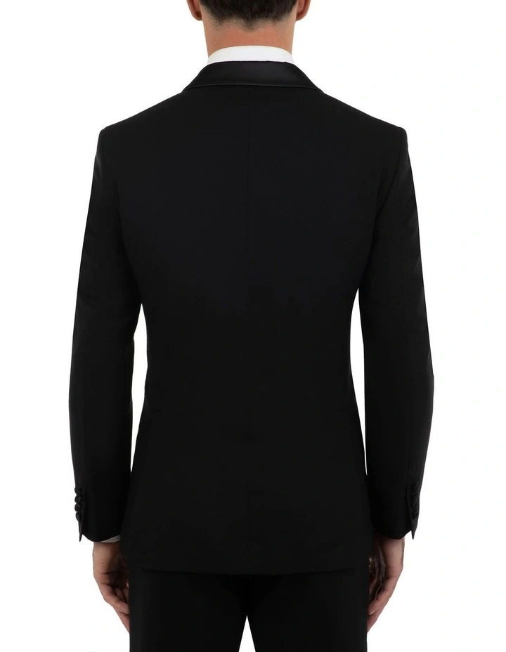 Dom Bagnato Tailored Fit Giovanni Black Dinner Jacket FCK410 5 Dom Bagnato Tailored Fit Giovanni Black Dinner Jacket FCK410 - Image 3