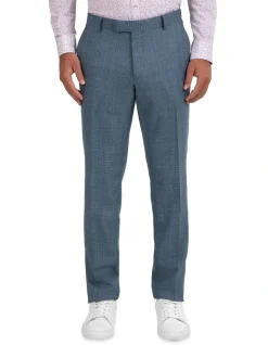 Gibson Slim Fit Caper Houndstooth Wool Trouser FGK640