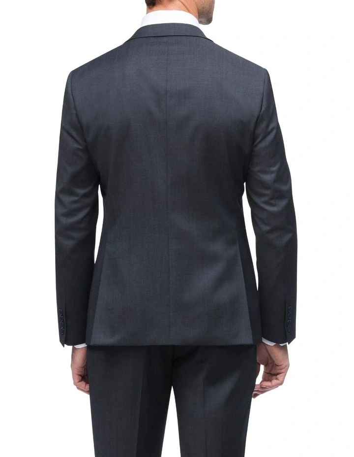 Van Heusen Slim Suit Jacket Charcoal 4 Van Heusen Slim Suit Jacket Charcoal - Image 2